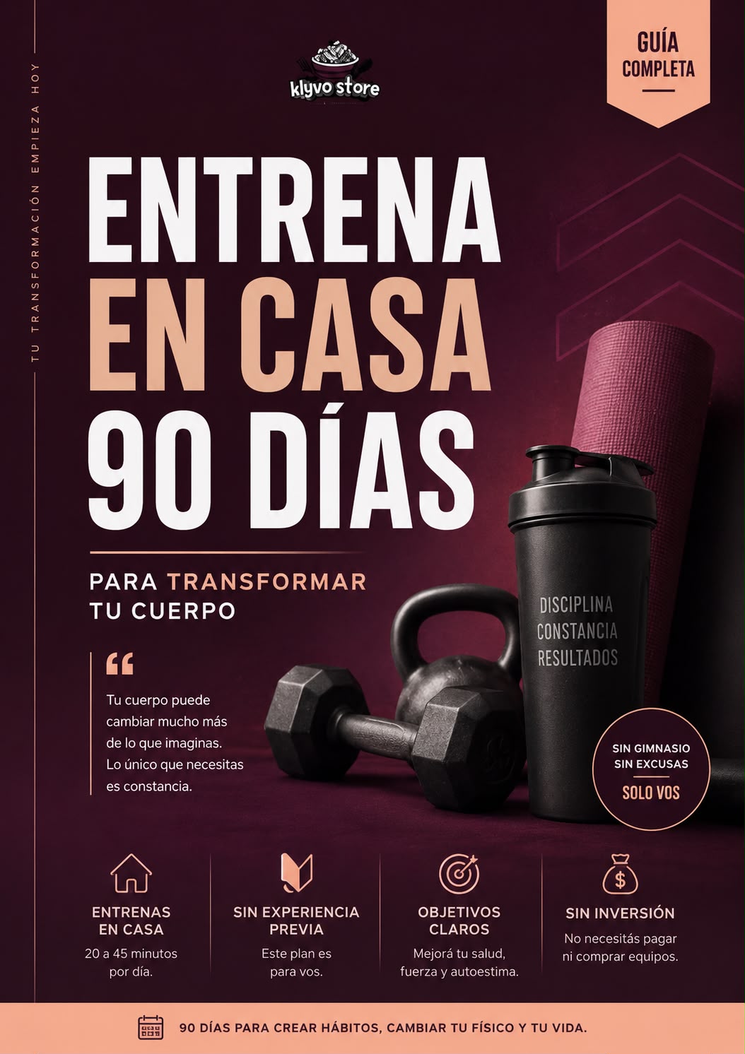 Entrena en Casa:90 Días para Transformar tu Cuerpo